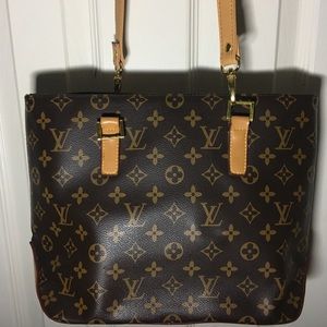 Brown Monogram Cabas Piano Handbag